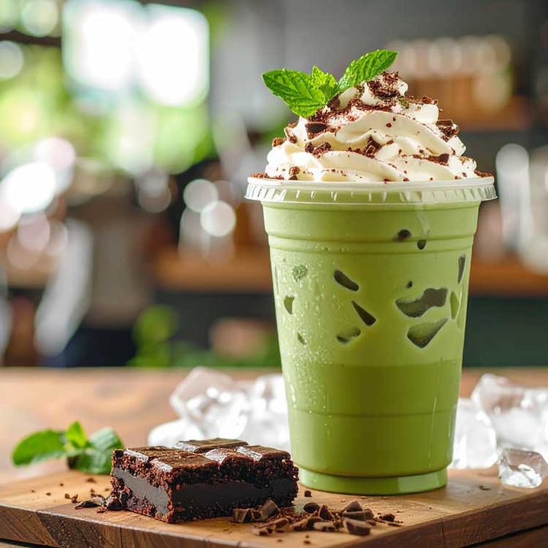 Sweet Japanese Matcha Green Tea Latte