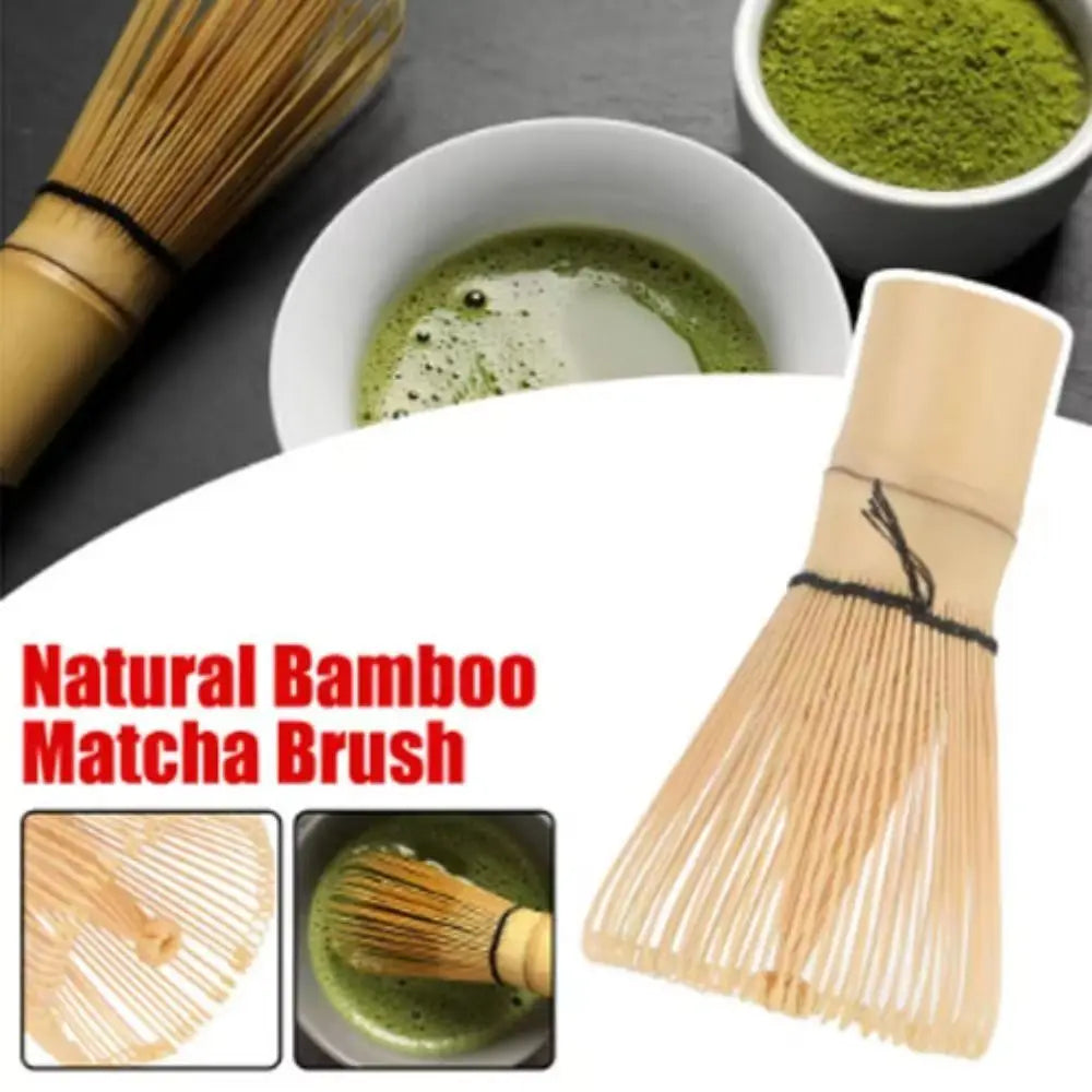Tea Sticks Japanese Matcha Tea Set Matcha Spoon Tea-Making Tools Matcha Brush Match Bowl Bamboo Ceramic Matcha Whisk Set