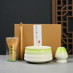Tea Sticks Japanese Matcha Tea Set Matcha Spoon Tea-Making Tools Matcha Brush Match Bowl Bamboo Ceramic Matcha Whisk Set