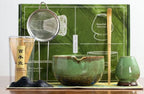 Tea Sticks Japanese Matcha Tea Set Matcha Spoon Tea-Making Tools Matcha Brush Match Bowl Bamboo Ceramic Matcha Whisk Set