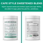 Organic Cafe Style Sweetened Matcha Latte Mix - Original