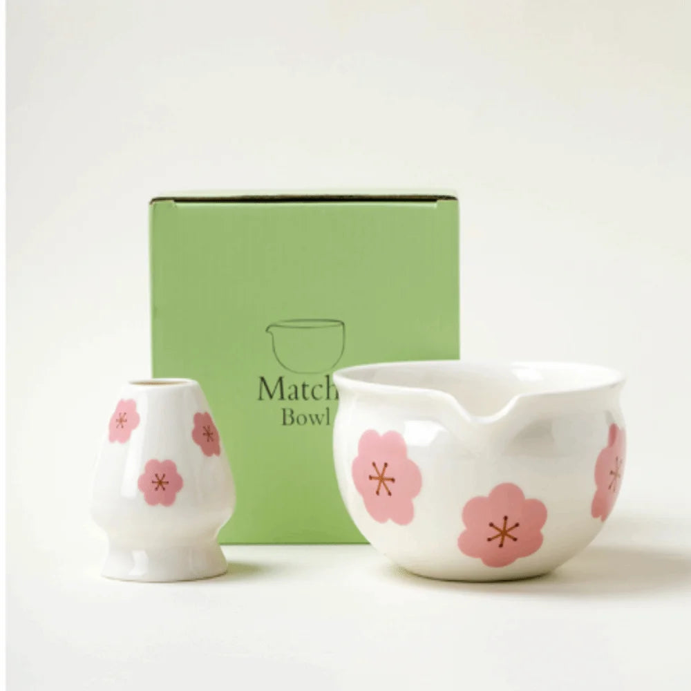 Tea Sticks Japanese Matcha Tea Set Matcha Spoon Tea-Making Tools Matcha Brush Match Bowl Bamboo Ceramic Matcha Whisk Set