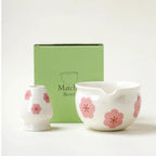 Tea Sticks Japanese Matcha Tea Set Matcha Spoon Tea-Making Tools Matcha Brush Match Bowl Bamboo Ceramic Matcha Whisk Set