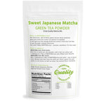 Sweet Japanese Matcha Green Tea Latte